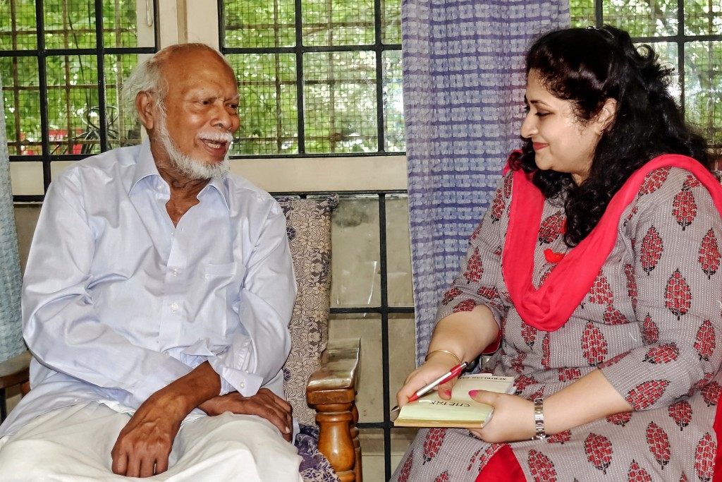 (L to R) Dr. Habibullah Khan, Tasneem Akbari